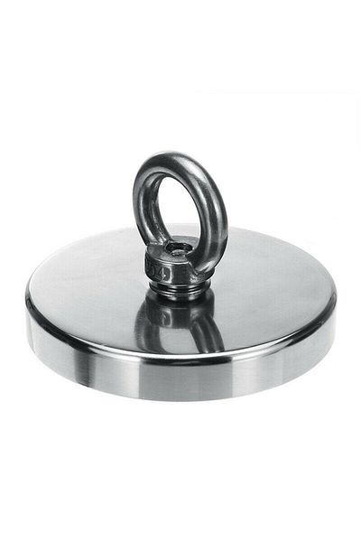 OEM Magnet de pescuit D120 mm 480KG, forță de fixare puternică, detectare metale acvatice