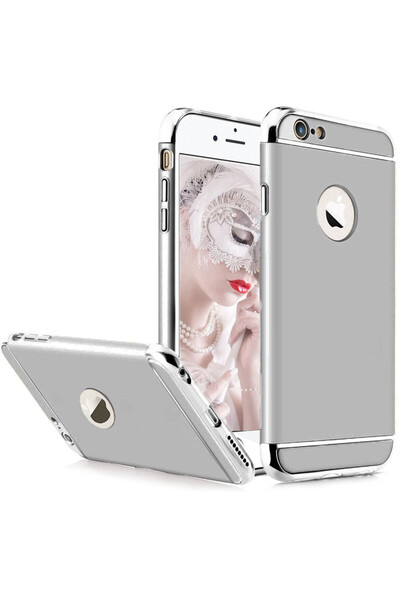 OEM Η θήκη για iPhone 6/6S προσφέρει προστασία 3 σε 1. Εξαιρετικά λεπτή - Γκρι