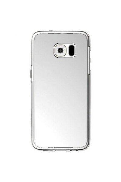 Silver Carcasă cu oglindă pentru Samsung Galaxy S6 Edge, argintie, potrivire perfectă