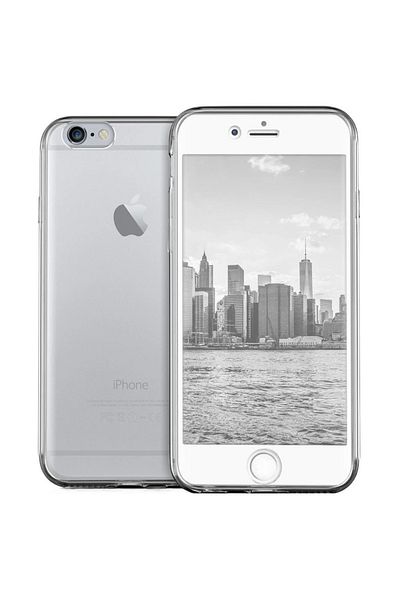 OEM Carcasă de protecție pentru Apple iPhone 6/6S Plus, completă TPU, transparentă 360°