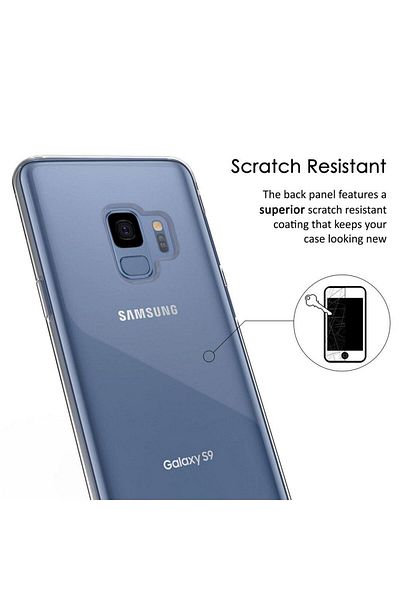 OEM Carcasă pentru Samsung Galaxy S9, GloMax TPU 360, Transparentă