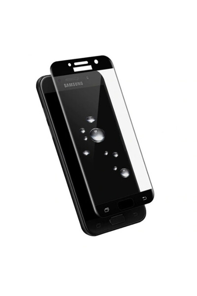 BLACK Samsung Galaxy J7 2017 Γυάλινη μεμβράνη, 5D FULL GLUE, MyStyle, ΜΑΥΡΟ