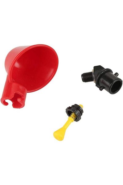 OEM Set de 10 hrănitoare automate pentru păsări, Plastic, 8,5 x 4,9 x 4,5 cm, Roșu