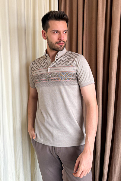 ModaPlaza Men's Polo Neck T-Shirt 1201