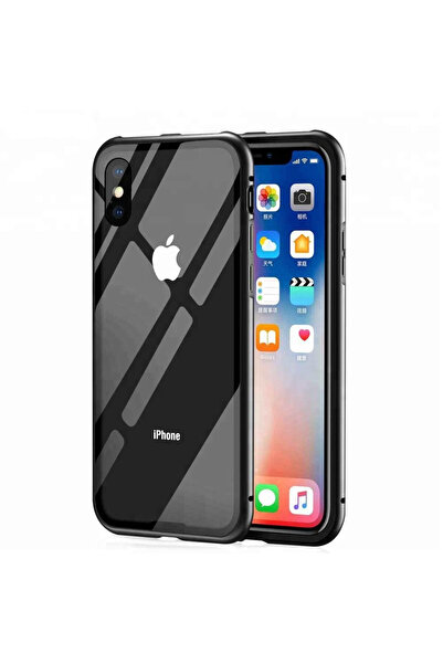 BLACK Θήκη προστασίας 360 Magnetic - iPhone X, μαύρη
