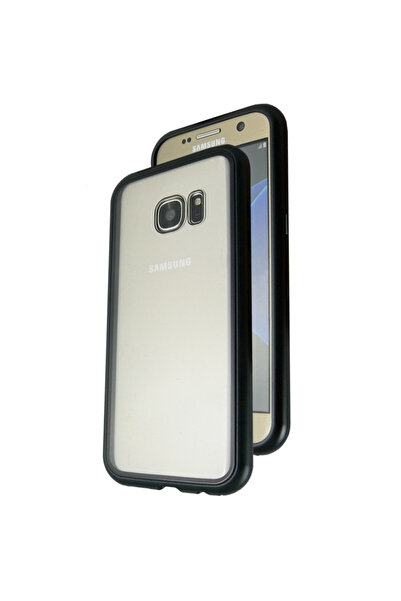 BLACK MyStyle� Μαγνητική θήκη 360� για Samsung Galaxy S7 Edge, Μαύρη