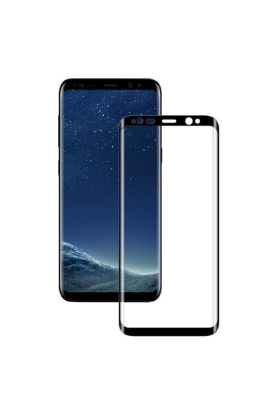 BLACK Folie de sticlă pentru Samsung Galaxy S9, 5D FULL GLUE, Negru