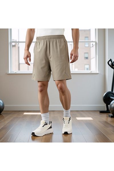 Adot Regular Fit Shorts with Elasticated Waistband