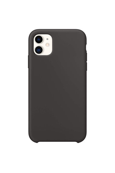 BLACK Carcasă Apple pentru iPhone 11 GloMax, silicon rezistent la șocuri, neagră