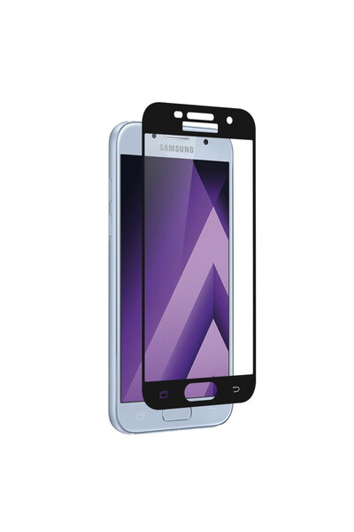 BLACK Folie de sticlă pentru Samsung Galaxy A5 (2017), Negru, 3D, Duritate 9H+