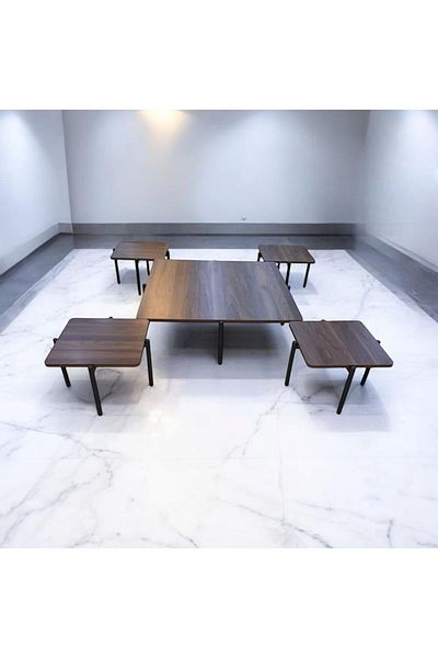 DEC13 Modern and elegant design 4+1 serving table set