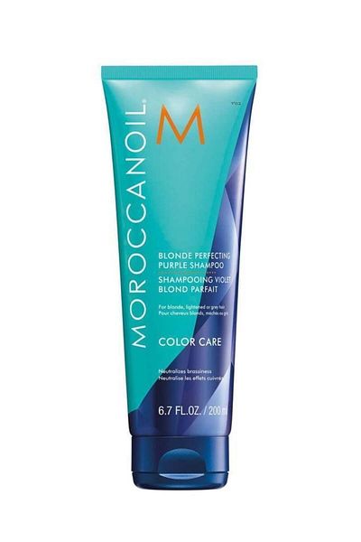 Moroccan oil & beauty Blonde Perfecting Purple Shampoo-Shampoo for Blonde and Gray Hair 200 ml