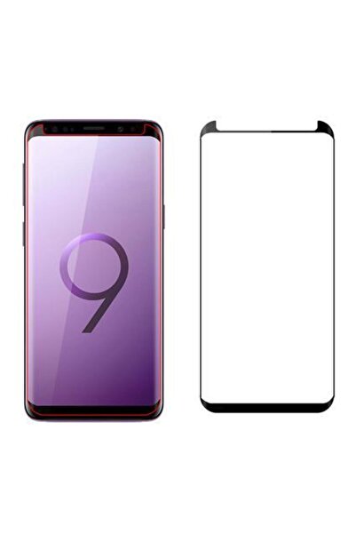 BLACK Folie de sticlă 3D pentru Samsung Galaxy S9 Plus, neagră