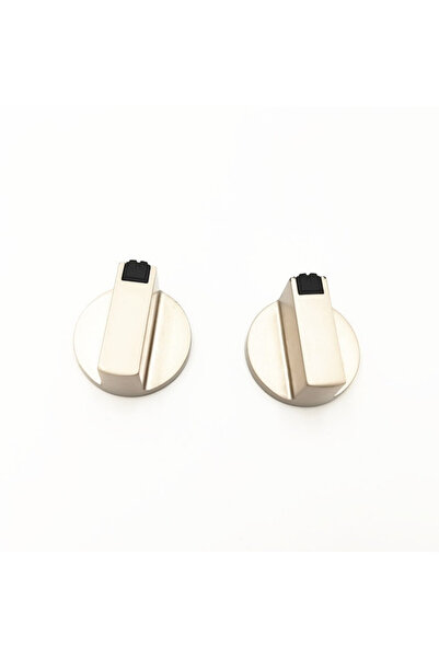 OEM Set de 4 butoane universale pentru aragaz, aliaj de zinc, 6 mm, 39 mm * 18 mm