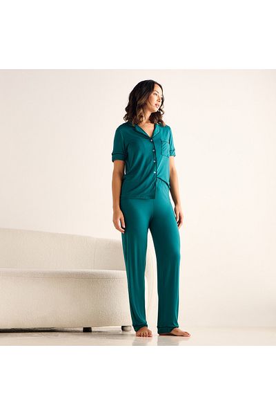 Aadaraya Piping Detail Pyjama Set