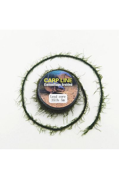 FishEdge Leadcore FishEdge line, grass camouflage, 35 lb, 5 meters