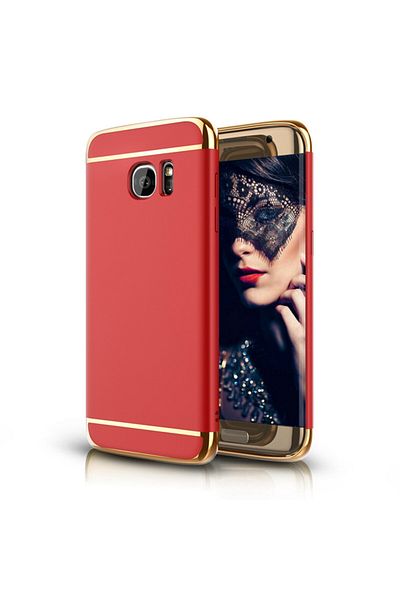OEM Husa de telefon Samsung S8 Plus oferă protecție 3 în 1, ultrasubțire - Roșu mat