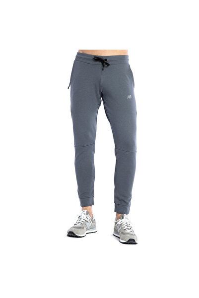 New Balance Мъжки сиви спортни панталони в ежедневен стил MNP3804-ANT