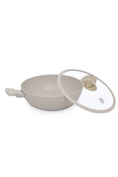 Berlinger Haus Frying pan with titanium surface and lid 28 cm Sahara Collection