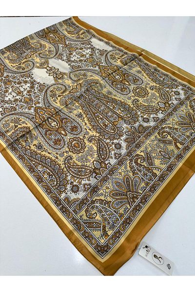 HAREM SCARF Μοτίβο Harem Voile Μεταξένιο Σάλι HVD0309