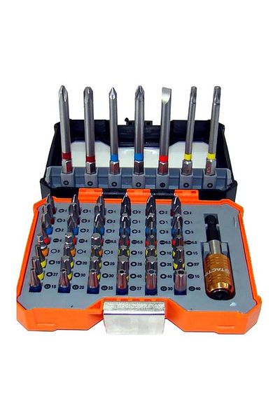 Generic مجموعة رؤوس مفكات تاكتيكس متعددة الأغراض عالية الدقة ومقاومة للصدأ، 56 قطعة، متعددة الألوان 419856P