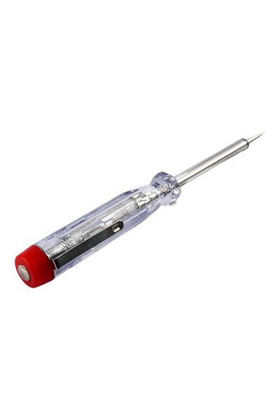 Generic Tactix 200-250V Steel Durable Circuit Tester Clear and Silver 140mm 405001