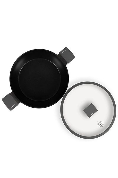 Berlinger Haus Deep frying pan with titanium surface and lid 28 cm Anthracite Collection