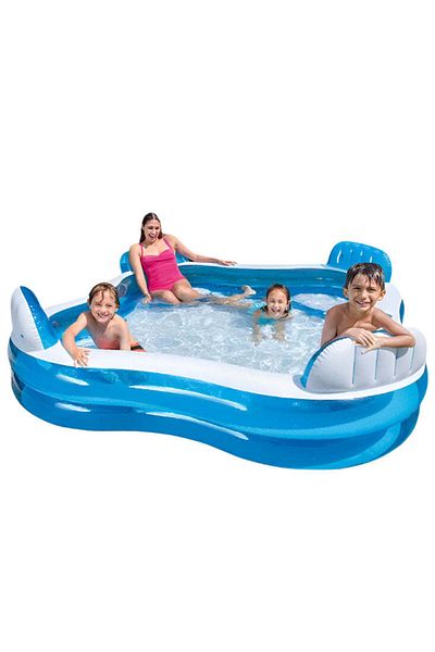 Generic Piscina Gonflabila de Exterior - 2.2m x 2.2m, 4 Scaune si Spatar