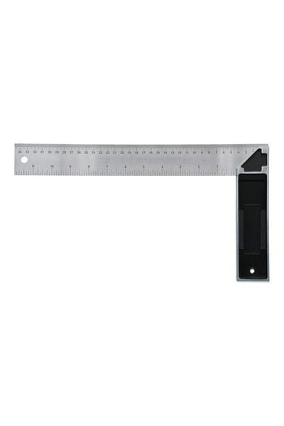 Generic ACE Stainless Steel Try Square Silver and Black 12inch