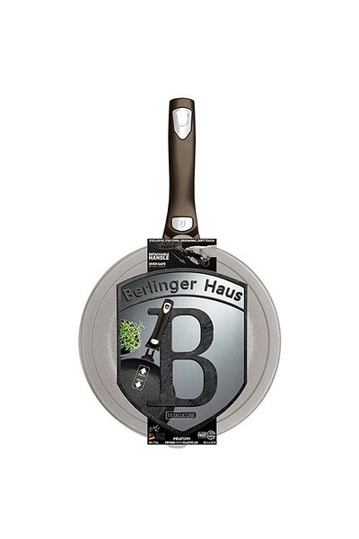 Berlinger Haus Frying pan with removable handle and marble surface 24 cm Shiny Black Edition