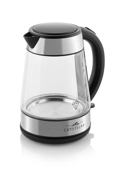 ETA Electric kettle ETA Crystela II 1154 90000, 1.7 liters, 2200W, central connector, glass