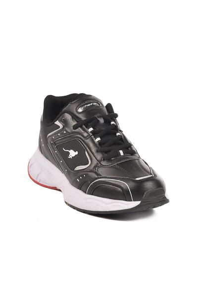 WALKWAY Black-Red Textile Unisex Sports Shoes Cheta 562 Saturn m