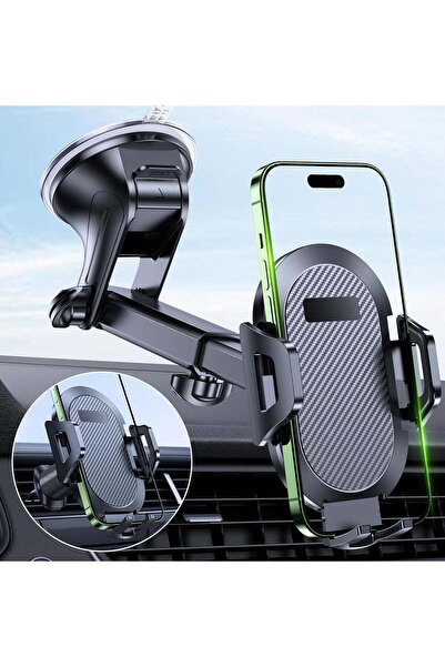 mobify حامل هاتف سيارة ممتاز، حامل هاتف بذراع طويل للسيارة للوحة القيادة وفتح...