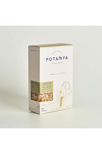 POTAMYA Organik Yeşil Mercimek Penne 240gr