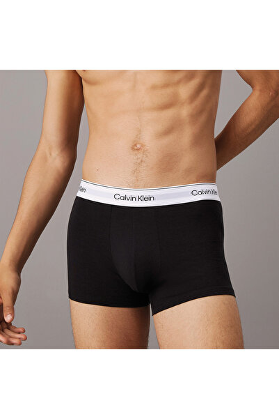 Calvin Klein Trunk 3'lü Erkek Siyah Beyaz Bantlı Boxer