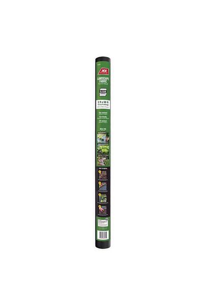 Generic ACE Environmentally-Friendly Polypropylene Landscape Fabric Black 3 x 50ft 7024620