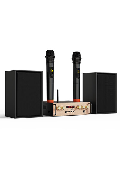 Victress نظام مكبر صوت هاي فاي بتقنية البلوتوث بقوة 80 واط مع ميكروفون لاسلكي