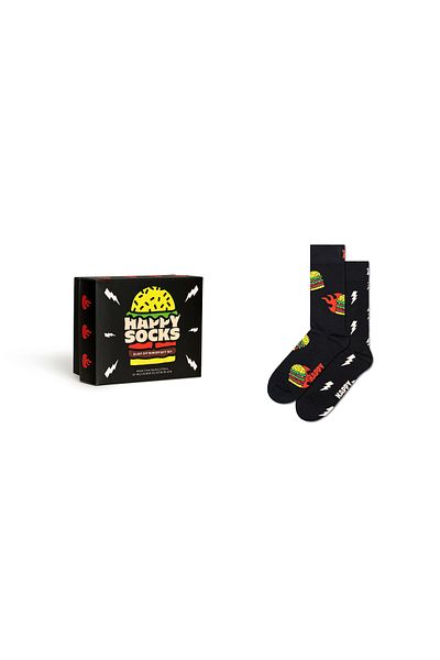 Happy Socks 2-Pack Blast Off Burger Socks Gift Set