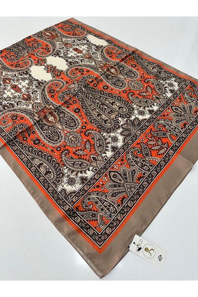 HAREM SCARF Μεταξένιο σάλι με μοτίβο Harem Voile HVD0307