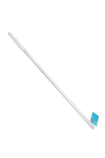Generic ACE High-Quality and Durable Telescoping Pole White and Silver 12ft 8998241