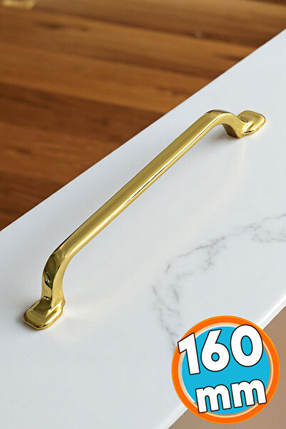 NZB Mobilya Mutfak Dolabı Çekmece Dolap Kulpları Kulbu Kapak Kulpu 160 mm Gol...