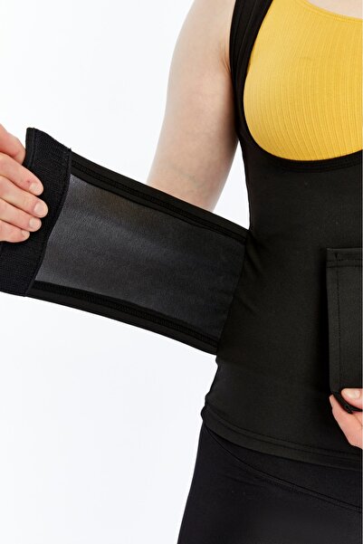 miresa مشد حزام كريستال ساونا حراري فعال للرياضيين وحزام الخصر والبطن