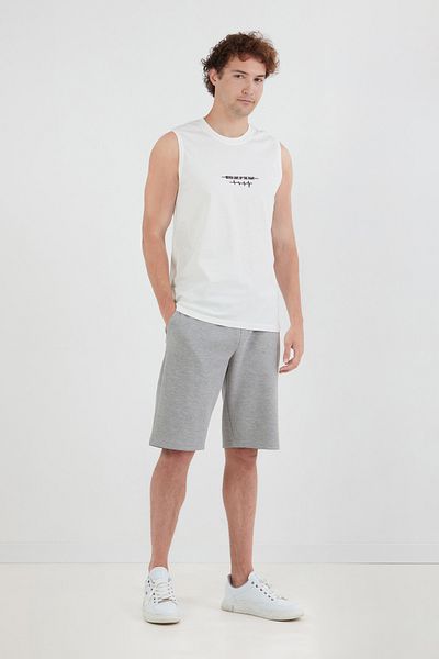 Fulla Moda Μπλουζάκι με τυπωμένο κείμενο με μηδενικό μανίκι