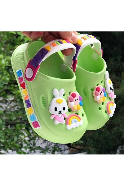 Pandalina Girl Child Sandals Non-Slip Sole Sandals Kindergarten Nursery Sea and Pool Sandals