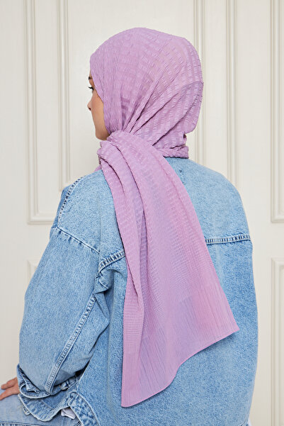 Gigiscarfs Σάλι Arya Chiffon με ντεγκραντέ ρίγες - λιλά -