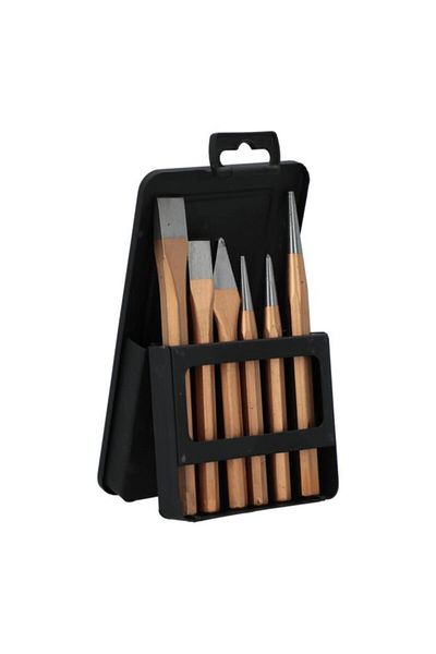 Generic ACE 7-Piece Punch and Chisel Set Multicolor