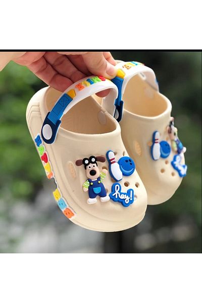Pandalina Boy Sandals Non-Slip Sole Sandals Kindergarten Nursery Sea and Pool Sandals