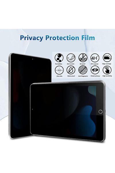AWH Privacy Screen Protector Compatible with iPad 10.2 Inch 9th/8th/7th Generation (2021/2020/2019),
