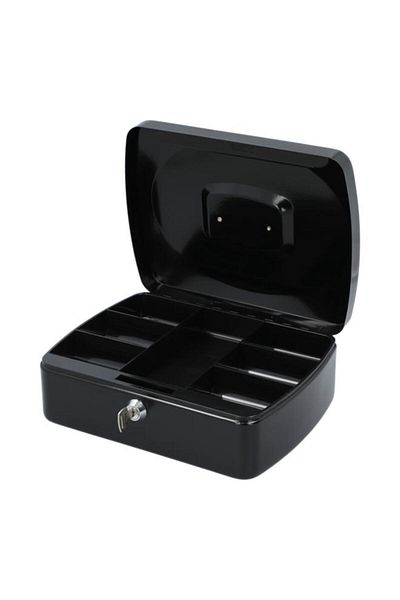 Generic Tactix Metal Cash Box Black 10inch