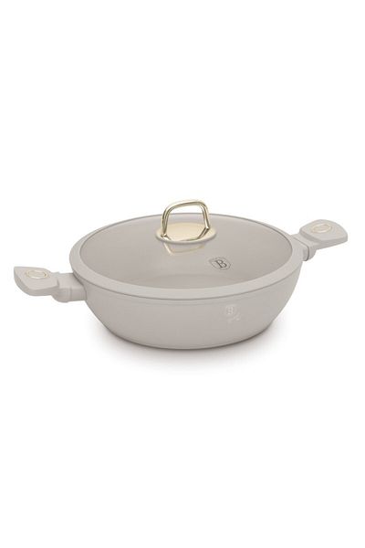 Berlinger Haus Frying pan with titanium surface and lid 28 cm Sahara Collection